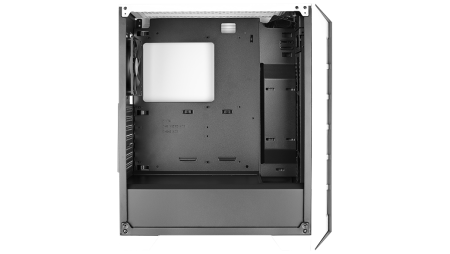 Кутия за настолен компютър Aerocool Cylon Pro RGB прозрачен панел от закалено стъкло CYLON-PRO-G-WT-V2 - бяла
