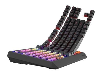 Genesis Gaming Keyboard Thor 230 TKL Wireless US Black RGB Mechanical Outemu Panda