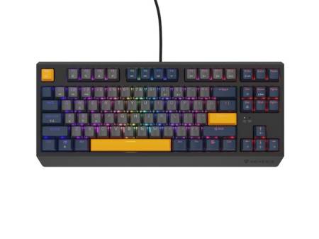 Genesis Gaming Keyboard Thor 230 TKL Naval Blue Negative US RGB Mechanical Outemu Panda