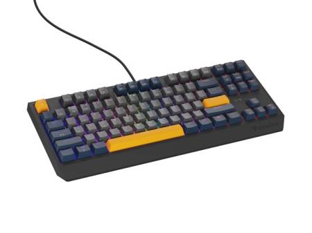 Genesis Gaming Keyboard Thor 230 TKL Naval Blue Negative US RGB Mechanical Outemu Panda