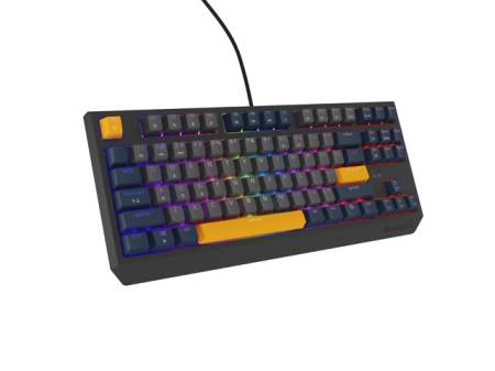Genesis Gaming Keyboard Thor 230 TKL Naval Blue Negative US RGB Mechanical Outemu Panda