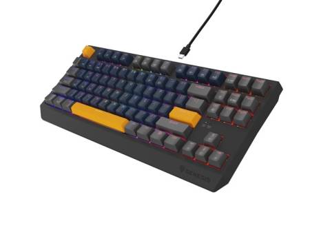 Genesis Gaming Keyboard Thor 230 TKL Naval Blue Positive US Black RGB Mechanical Outemu Panda