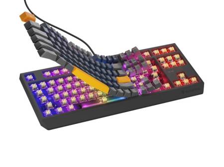 Genesis Gaming Keyboard Thor 230 TKL Naval Blue Positive US Black RGB Mechanical Outemu Panda