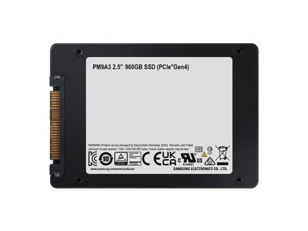 Samsung DataCenter SSD PM9A3 960GB U.2 PCIe 4.0 2.5" Read 6500MB/s