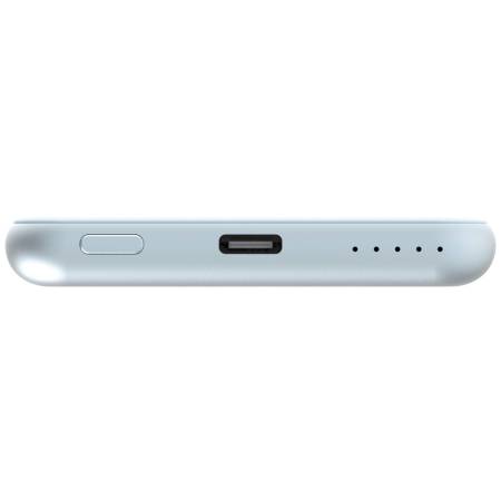 Verbatim MCP-5BE Power Pack 5000 mAh with UBS-C PD 20W / Magnetic Wireless Charging 15W Blue