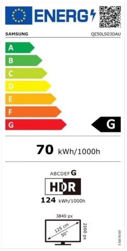 Samsung 50" 50LS03D Frame AI 4K UHD LED TV