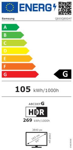 Samsung 65'' 65Q80D AI 4K QLED 