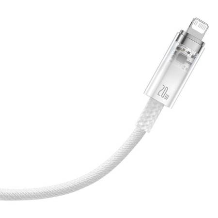 Кабел Baseus Explorer Series USB-C - Lightning 20W 1 м CATS010202 - бял