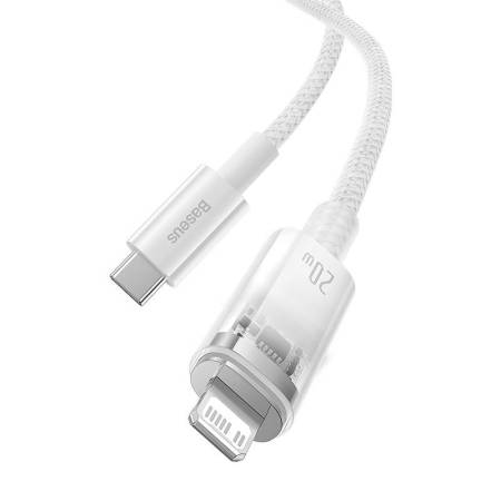 Кабел Baseus Explorer Series USB-C - Lightning 20W 1 м CATS010202 - бял