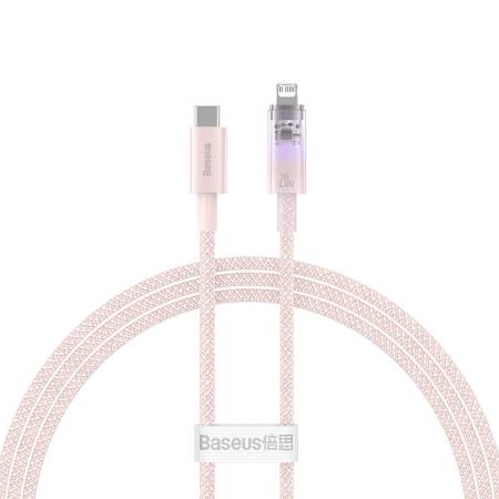 Кабел Baseus Explorer Series USB-C - Lightning 20W 1 м CATS010204 - розов