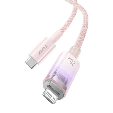 Кабел Baseus Explorer Series USB-C - Lightning 20W 1 м CATS010204 - розов