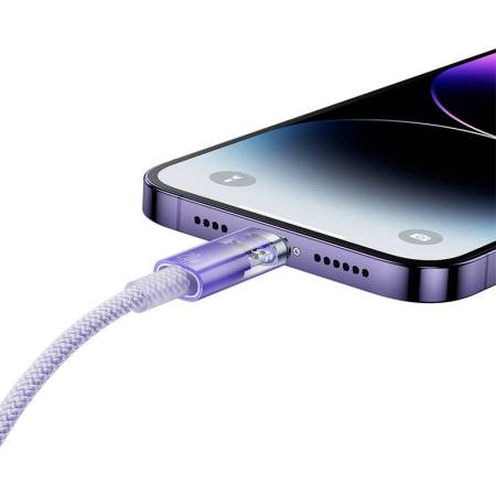 Кабел Baseus Explorer Series USB-C - Lightning 20W 1 м CATS010205 - лилав