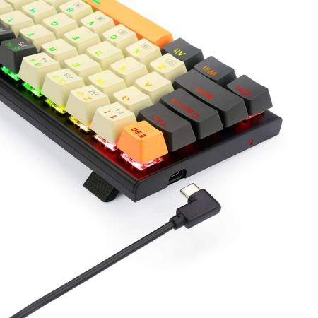 Клавиатура Redragon Ryze K633CGO-RGB_RD RGB с червени суичове