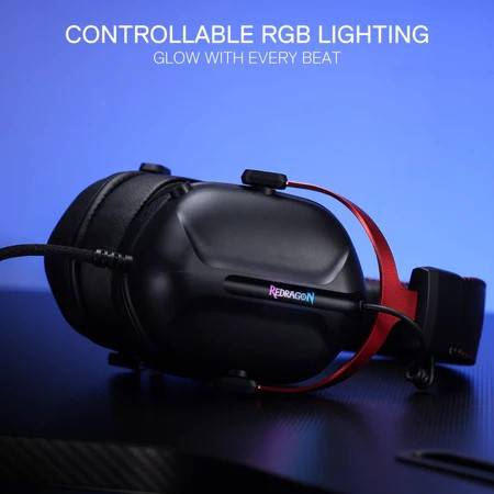 Геймърски слушалки Redragon Cybill H312 - черни