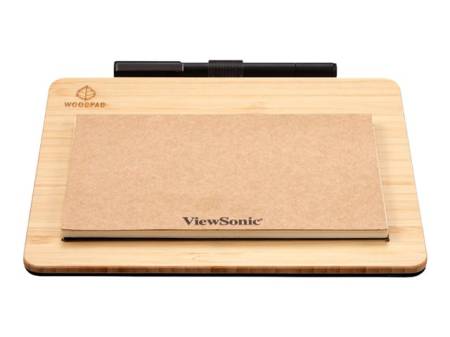 VIEWSONIC PF0730-I0WW 7.5inch WoodPad Paper drawing pad notebook with ink Pen EMR tech 5080 LPI 4096 Pen Pressure USB