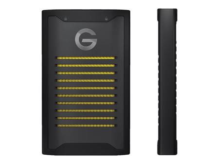 SANDISK Professional G-DRIVE ArmorLock SSD 1TB 1000MB/s USB-C 10Gbps Ultra-Rugged Encrypted Portable NVMe SSD - Black