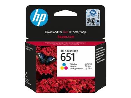 HP 651 original Ink cartridge C2P11AE BHK Tri-color