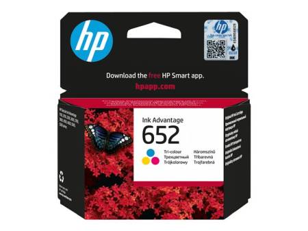 HP 652 original Ink cartridge F6V24AE BHK Tri-color