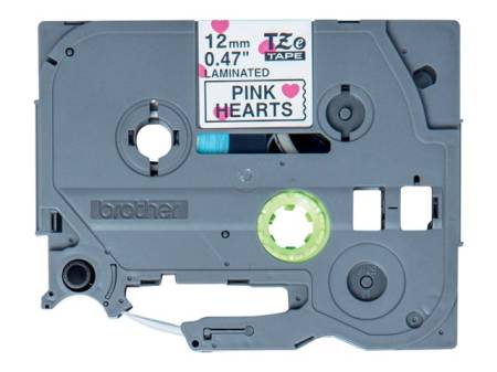 BROTHER TZe-MPPH31 tape black/heart pattern 12mm/4m