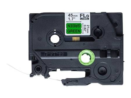 BROTHER FLe-7511 21MMX45MM Black on White Flag Tape for P-touch D800W P900W P950NW
