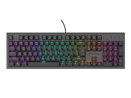 Genesis Mechanical Gaming Keyboard Thor 303 RGB Backlight Brown Switch US Layout Black