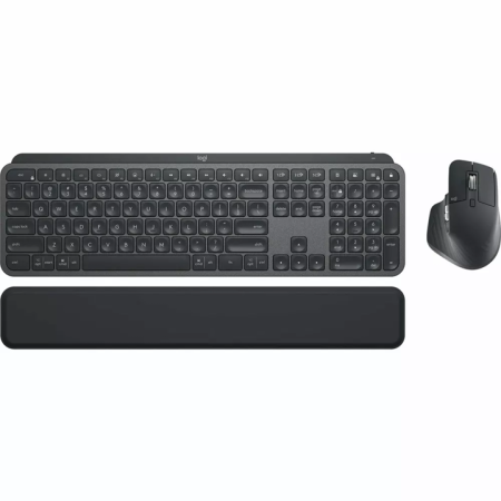 Комплект безжична клавиатура и мишка Logitech MX Keys S Combo USB-C rechargeable US