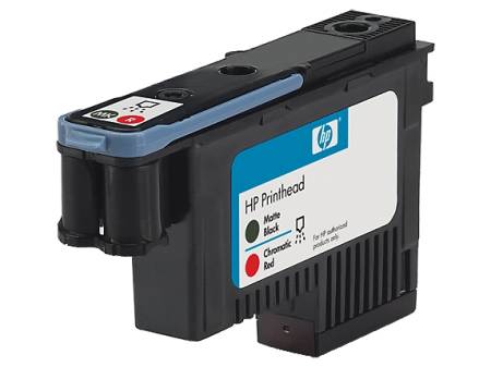 HP 73 Matte Black and Chromatic Red Printhead