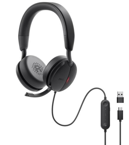 Dell Pro Wired ANC Headset WH5024 + Dell Pro Wired / Wireless Headset Ear Cushions - HE524