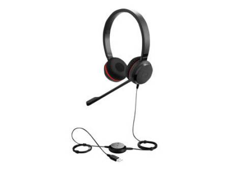 JABRA Evolve 30 II MS stereo Headset on-ear wired USB 3.5 mm jack Certified for MS Teams
