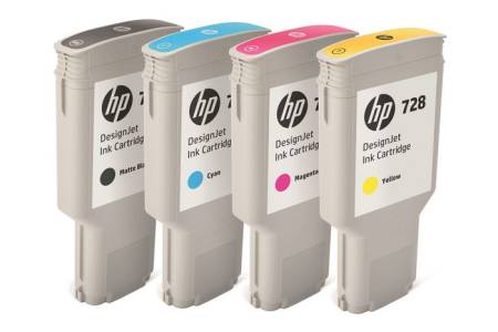 HP728 300-ml Cyan InkCart