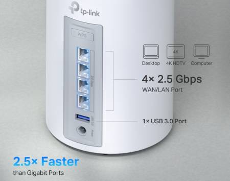 Безжична Wi-fi 7 Mesh система TP-Link Deco BE65(3-pack) BE9300