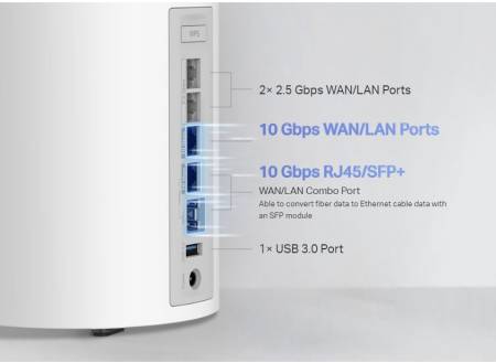 Безжична Wi-fi 7 Mesh система TP-Link Deco BE85(2-pack) BE19000