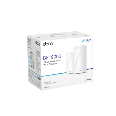 Безжична Wi-fi 7 Mesh система TP-Link Deco BE85(2-pack) BE19000