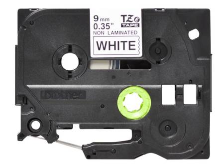 BROTHER TZEN221 9mm BLACK ON WHITE NON LAMINATED