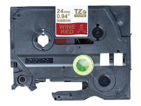 BROTHER P-Touch 24mm wind red/gold ribbon tape