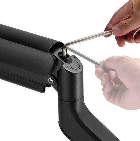 Neomounts Next Core Desk Mount 1 screen (topfix clamp &grommet)
