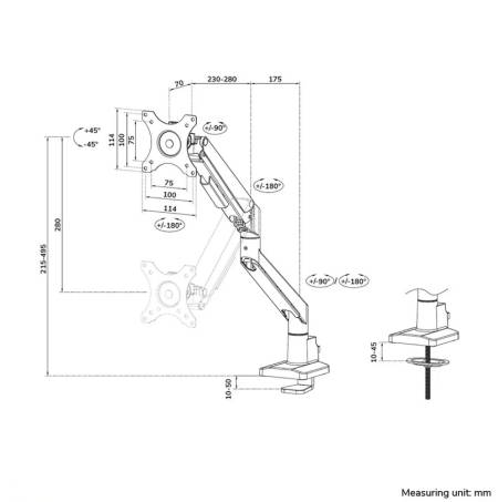 Neomounts Next Slim Desk Mount