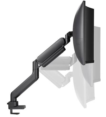 Neomounts Next Core Desk Mount 1 Ultra Wide Curved screen (topfix clamp & grommet)