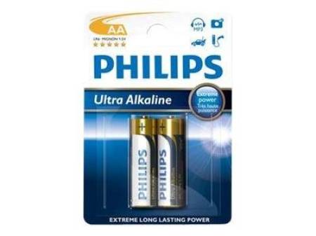 PHILIPS LR6E2B/10 Batteries PHILIPS Ultra alkaline AA LR6 BLISTER OF 2