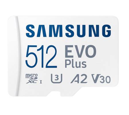 Samsung 512GB micro SD Card EVO Plus with Adapter