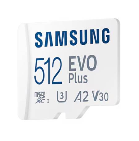 Samsung 512GB micro SD Card EVO Plus with Adapter