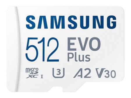 SAMSUNG microSD EVO PLUS 512GB 2024 incl. SD Adapter