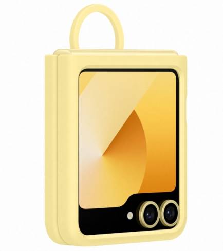 Samsung Yellow Silicone Case - For Samsung Galaxy Z Flip 6