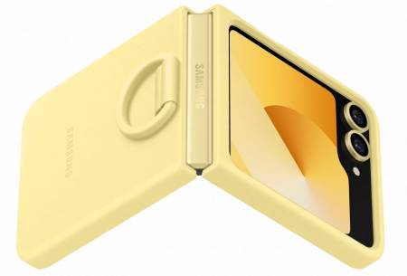 Samsung Yellow Silicone Case - For Samsung Galaxy Z Flip 6