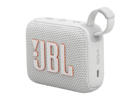 JBL GO 4 WHT Ultra-portable waterproof and dustproof Speaker