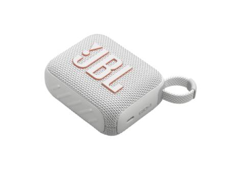 JBL GO 4 WHT Ultra-portable waterproof and dustproof Speaker