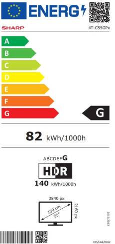 Sharp 55GP6260E
