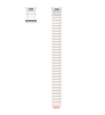 Samsung Galaxy Watch7 Fabric Band (S/M) Pink White