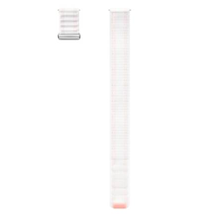 Samsung Galaxy Watch7 Fabric Band (S/M) Pink White