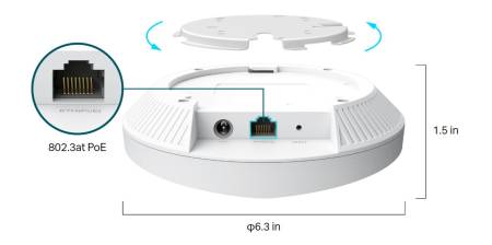 Точка за достъп TP-Link Festa F65 AX3000 Ceiling Mount WiFi 6